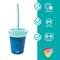 Silipint® 8oz. Deep Pool Kids Silicone Straw Tumblers, 2ct.